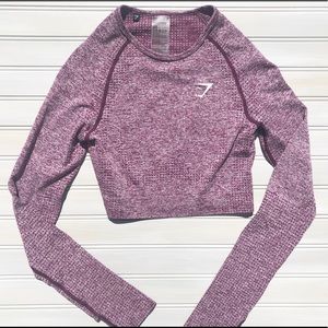 Gymshark vital seamless long sleeve crop top